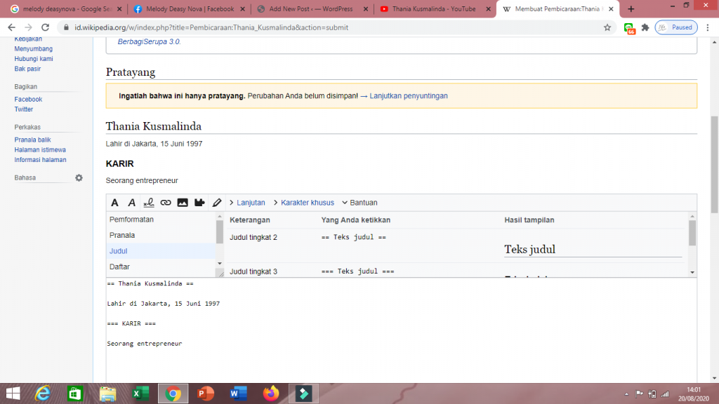 cara menulis di wikipedia