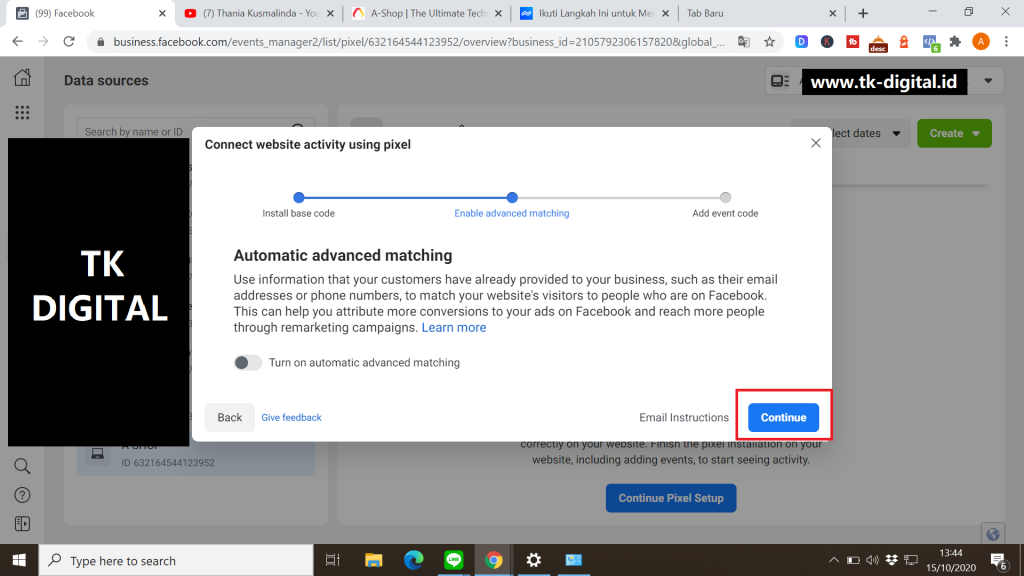 Cara Memasang Facebook Pixel Di Website