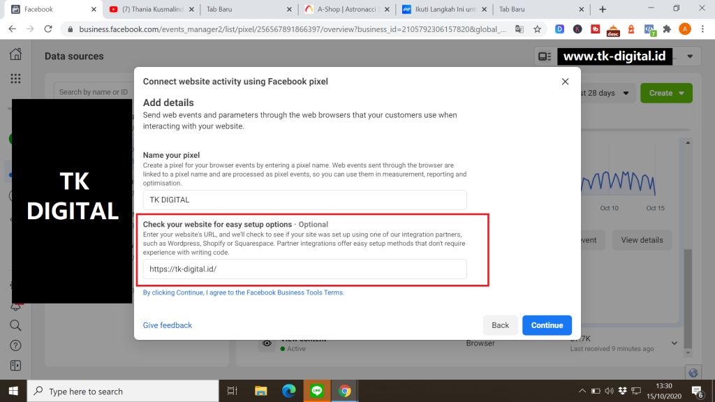 Cara Memasang Facebook Pixel Di Website