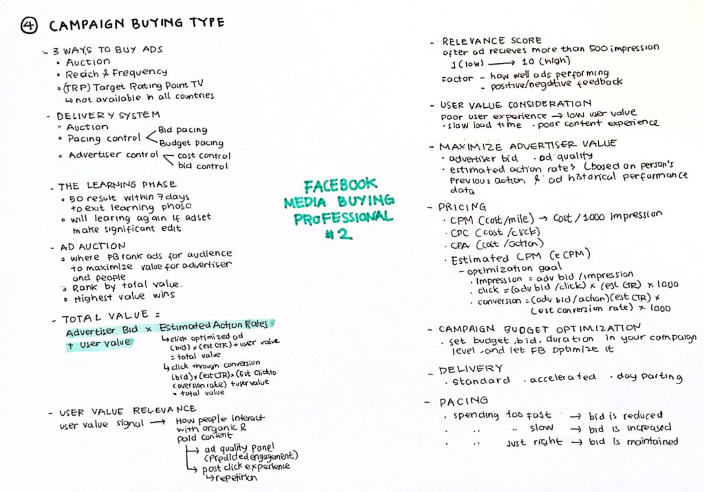 3 bagian struktur pembuatan facebook ads