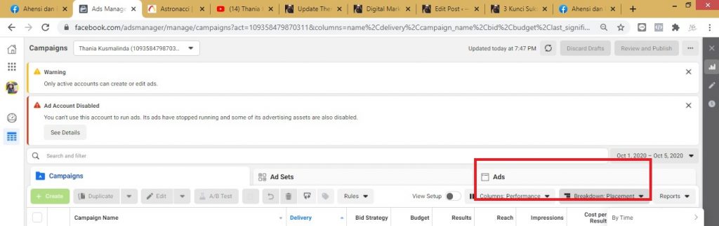 beriklan di facebook ads instagram ads