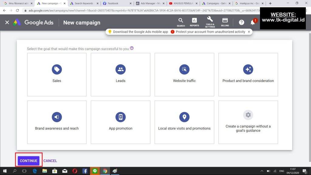 Tutorial Youtube Ads