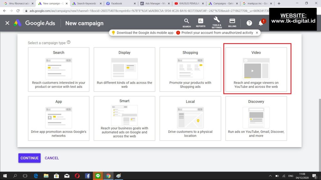 Cara Membuat Youtube Ads