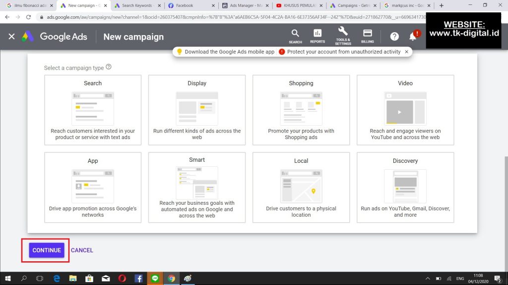 Tutorial Youtube Ads