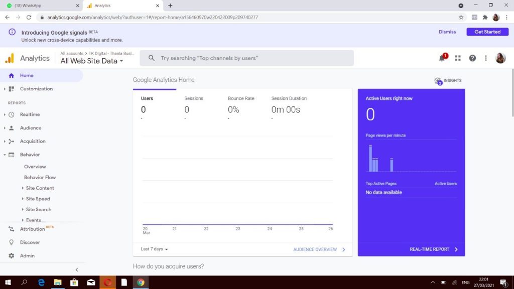 Mengecheck Sumber Traffic di Website