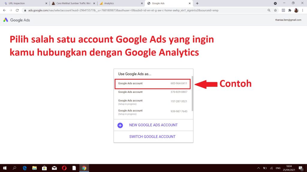 Menghubungkan Google Analytics ke Google Ads