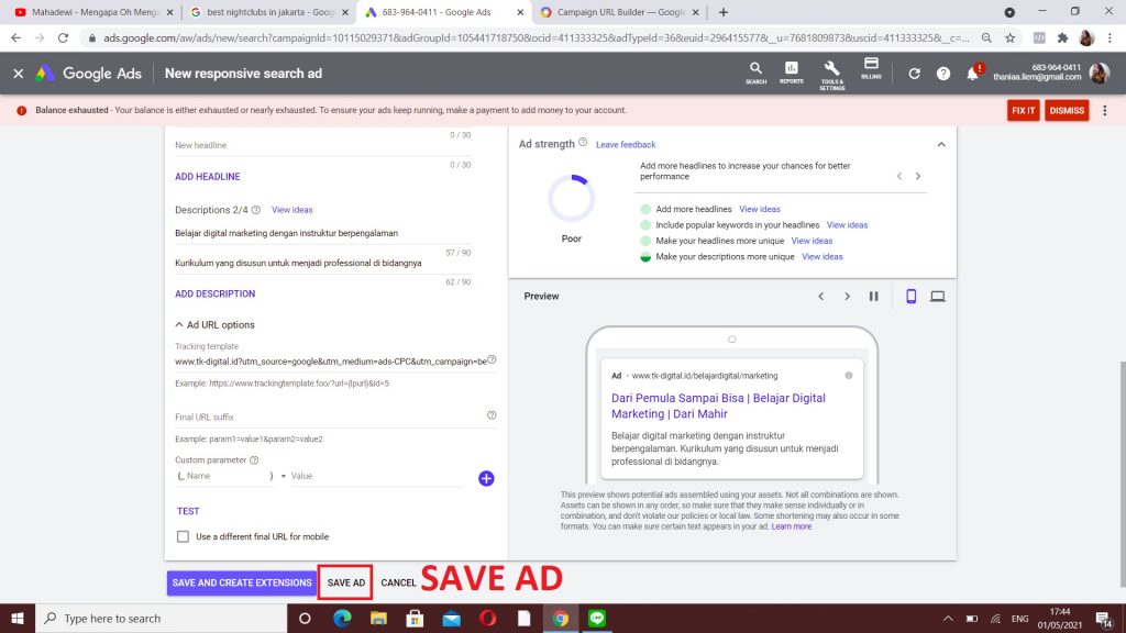 Cara Membuat UTM Link Parameter Tracking Template dengan UTM Parameter Menggunakan UTM Campaign Builder